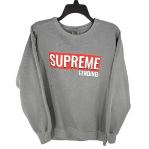 {Comfort Colors} Vintage Supreme Lending Printed Unisex Sweatshirt